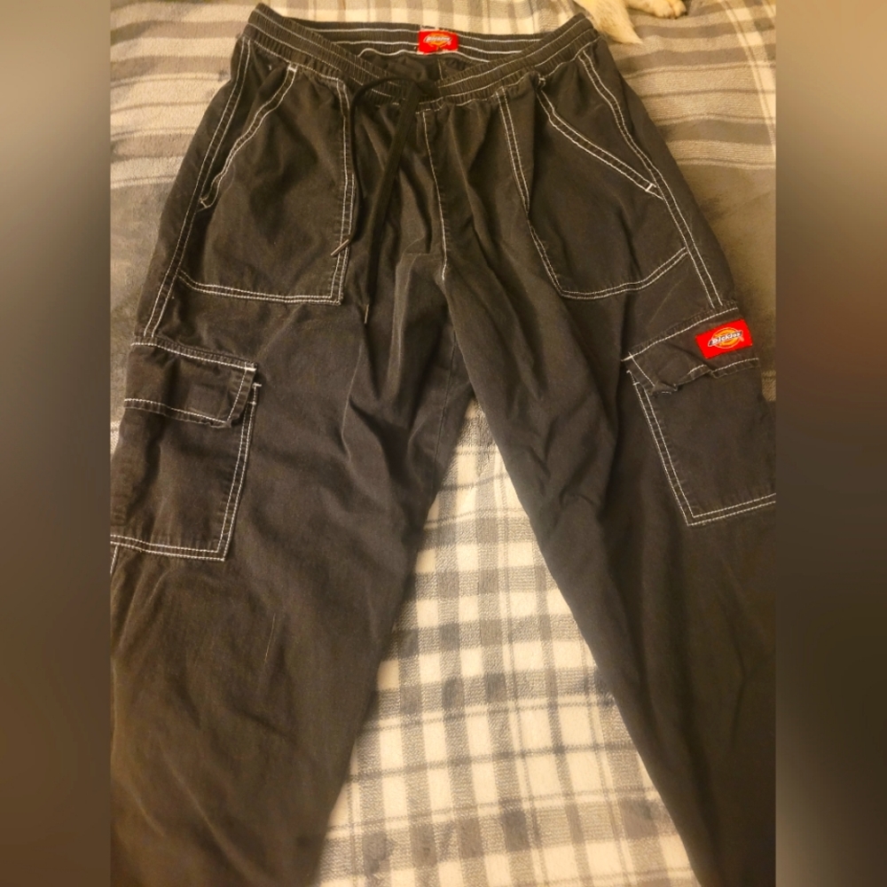 Dickies Black and White Pants